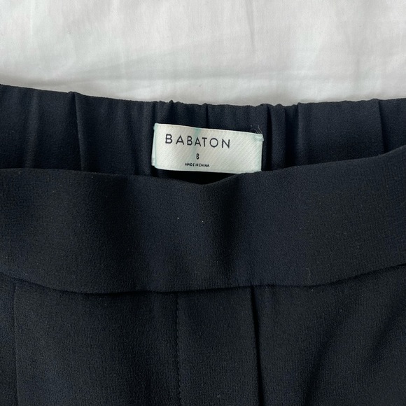 BABATON BLACK TROUSER PANTS - Picture 3 of 4